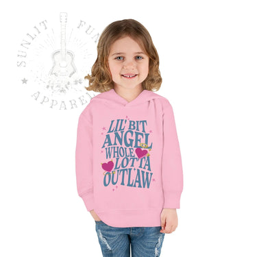 Wallen Angel Outlaw Toddler Hoodie - Sunlit Funlit Country Music Tees
